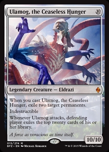Ulamog, the Ceaseless Hunger Battle for Zendikar
